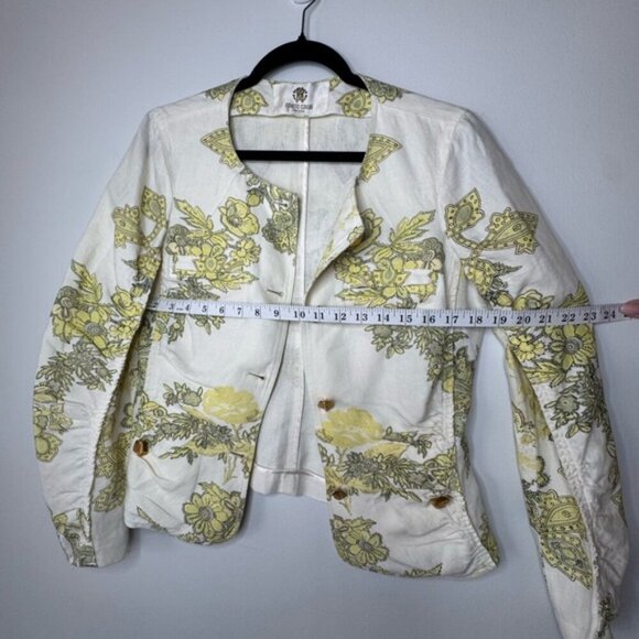 Vintage Roberto Cavalli Blazer – IT 42 / US 10 – Botanical Print - Picture 8 of 9
